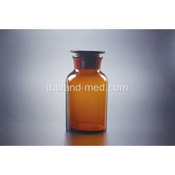 Bottiglia di reagente color ambra